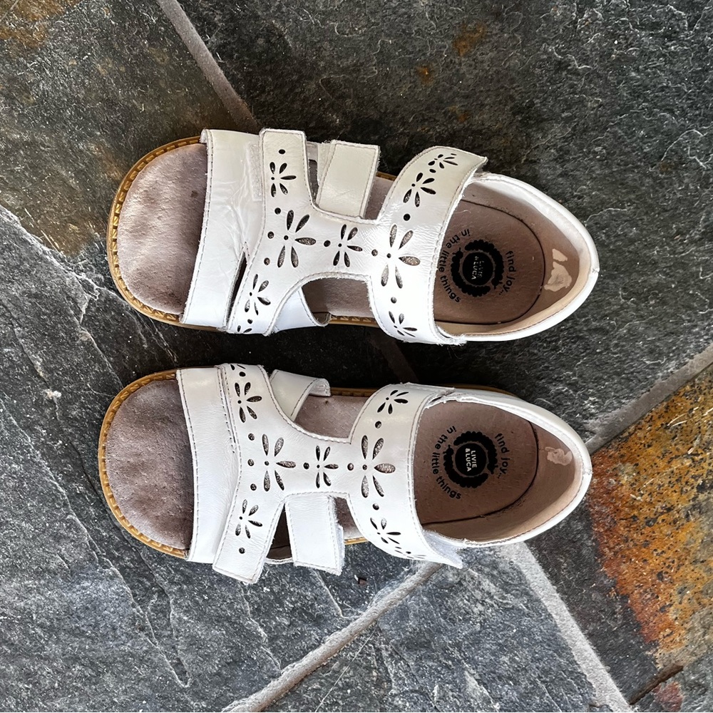 Livie and Luca White Melody Sandals size 13